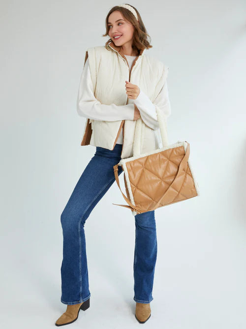 Verbier Tote by Shiraleah in Tan
