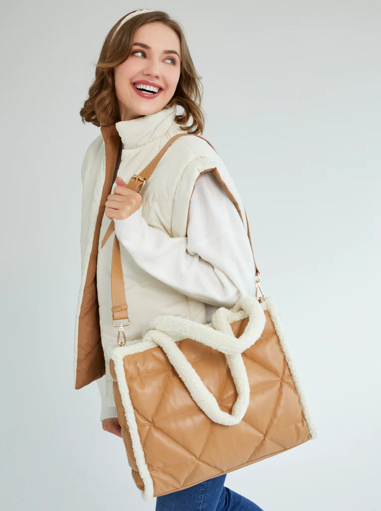 Verbier Tote by Shiraleah in Tan