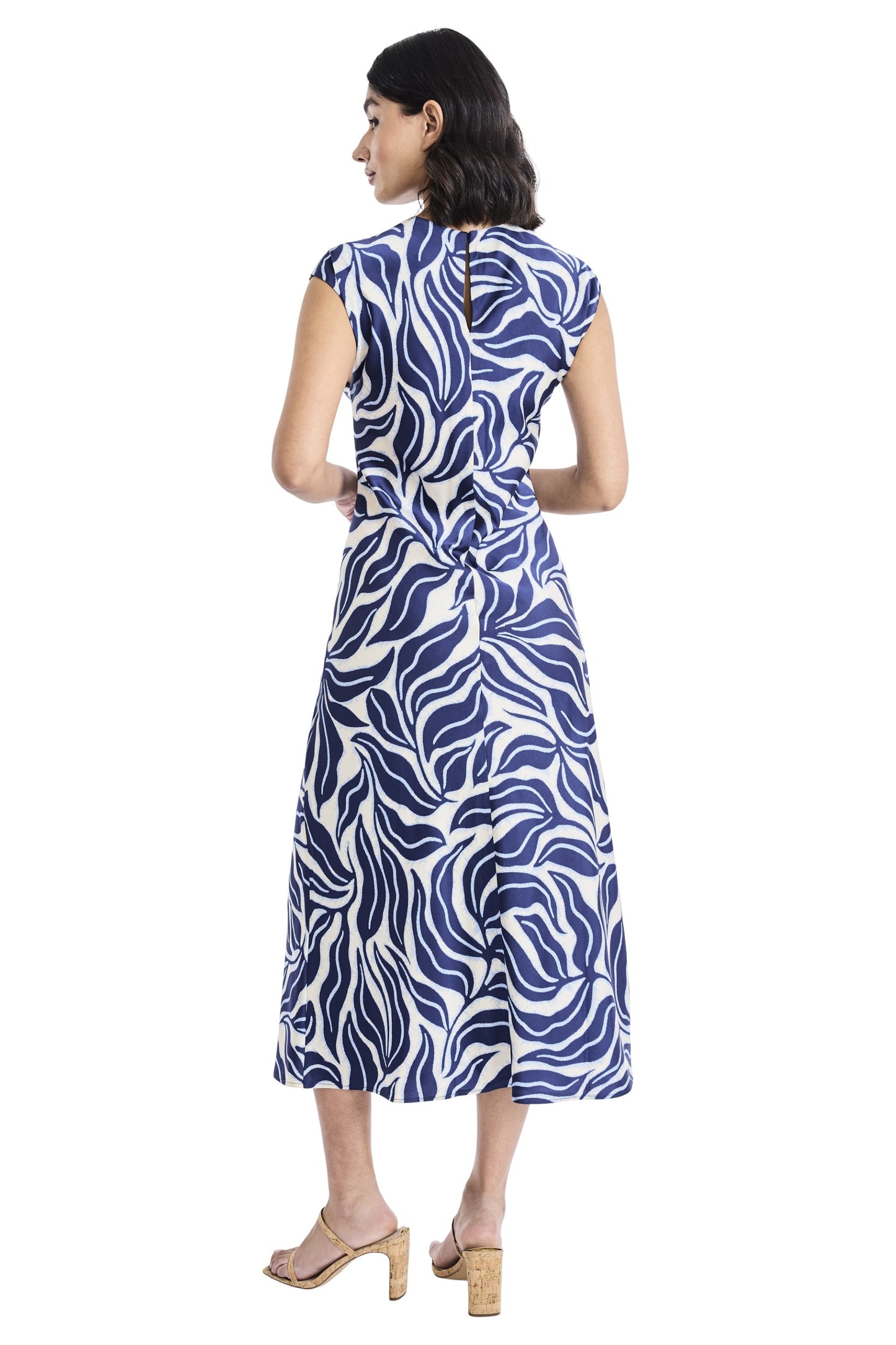 Dress by Maggy London in Cream & Navy