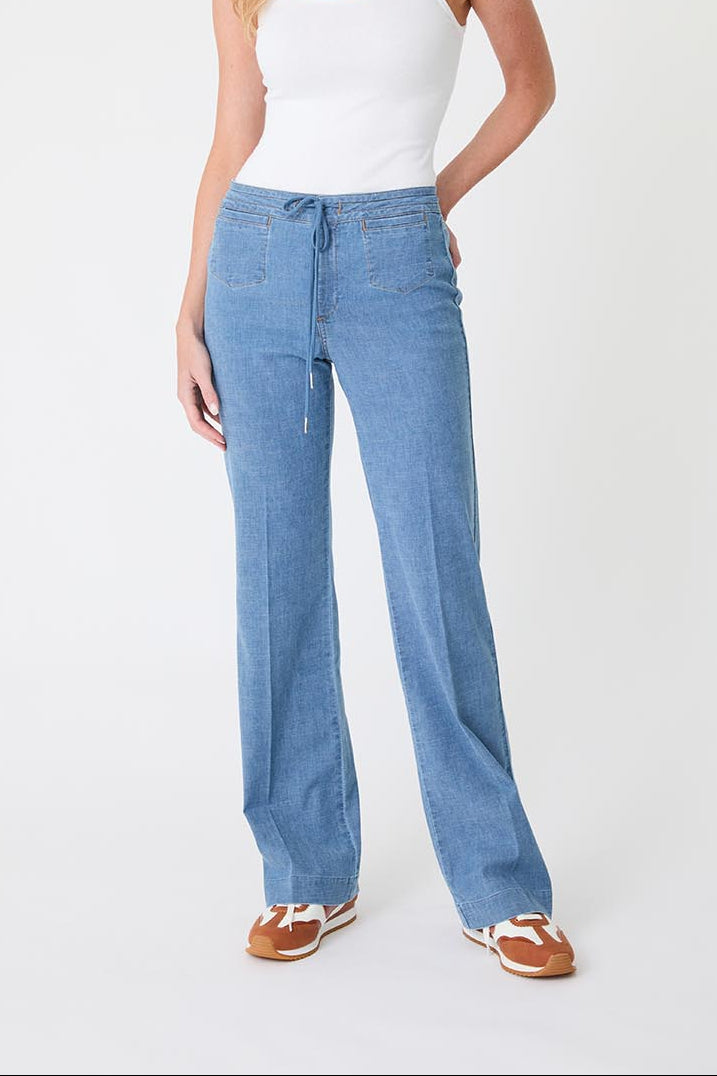 Elliott Lounge Pant by Level 99 in Sundance Sky – Meadowlark