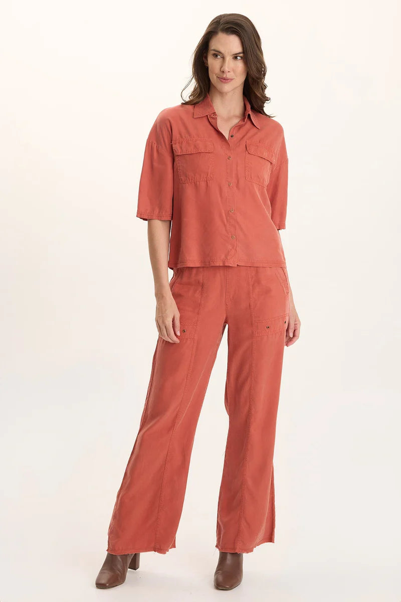 Schyler Wide Leg by XCVI in Papaver