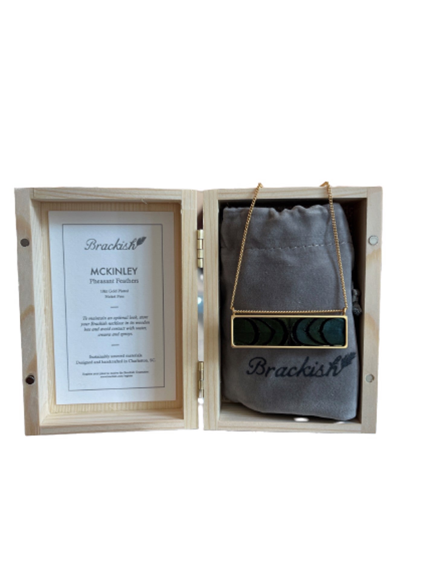 McKinley Bar Necklace by Brackish