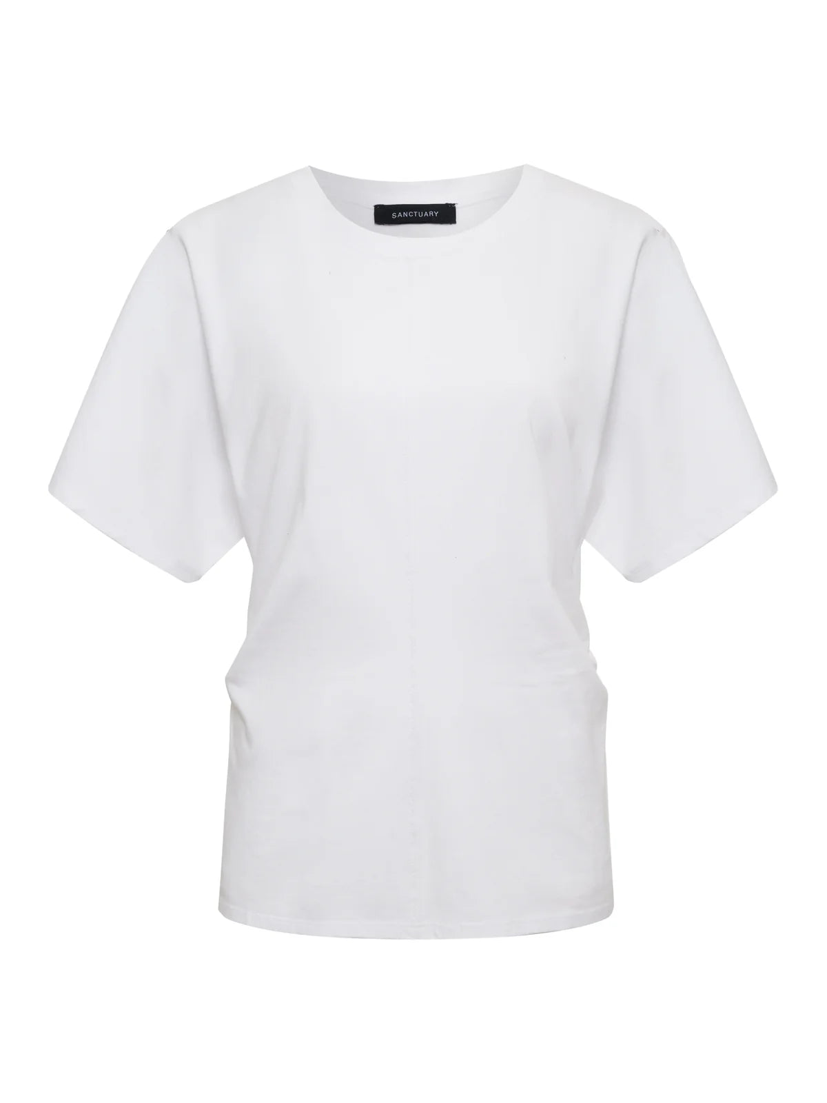 Shirred Waist Dolman tee by Sanctuary in White