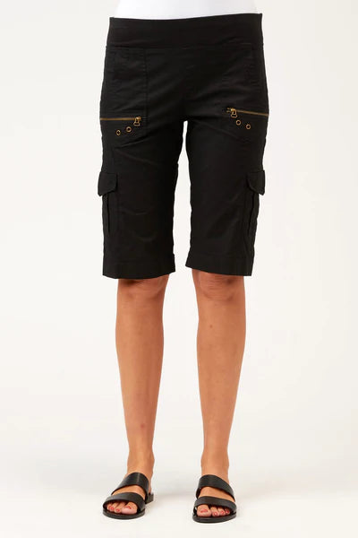 Zola Bermuda Short by Wearables in Black
