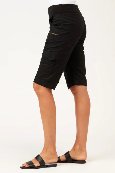 Zola Bermuda Short by Wearables in Black