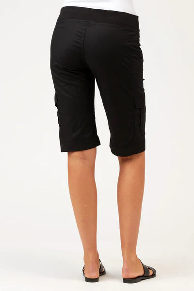 Zola Bermuda Short by Wearables in Black