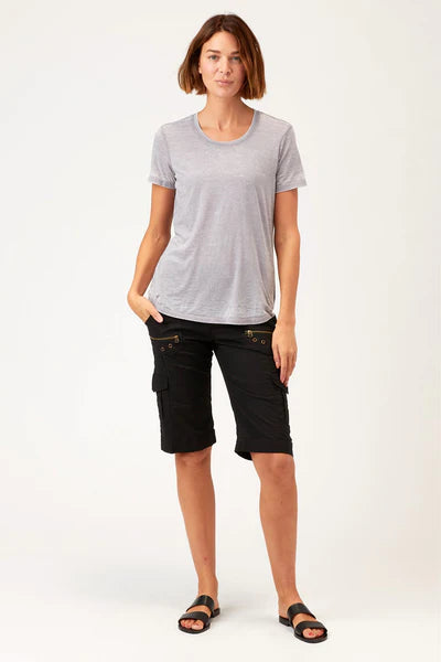 Zola Bermuda Short by Wearables in Black