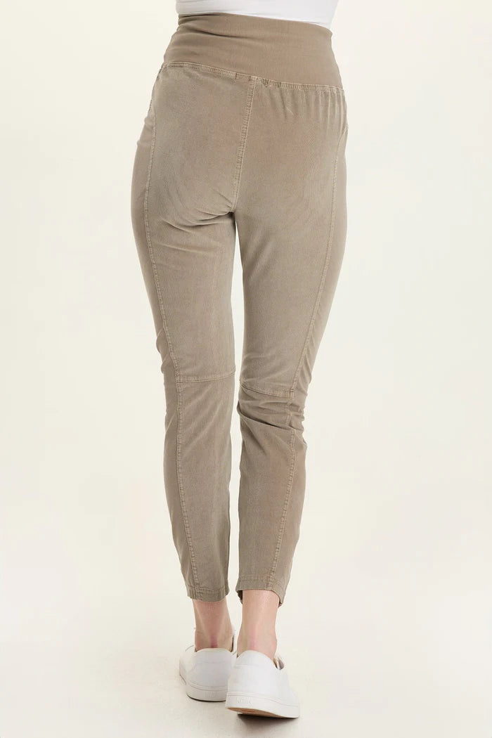 Cord Penny Legging by Wearables in Truffle