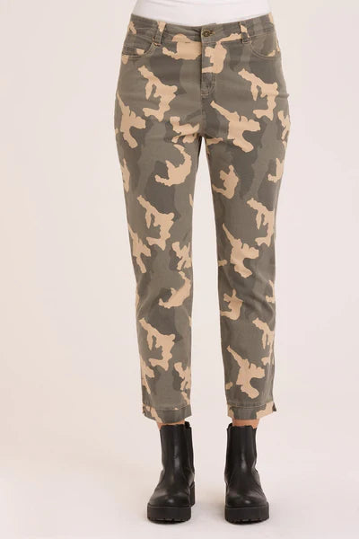 Printed Twiggy Pant by Wearables in Burlap