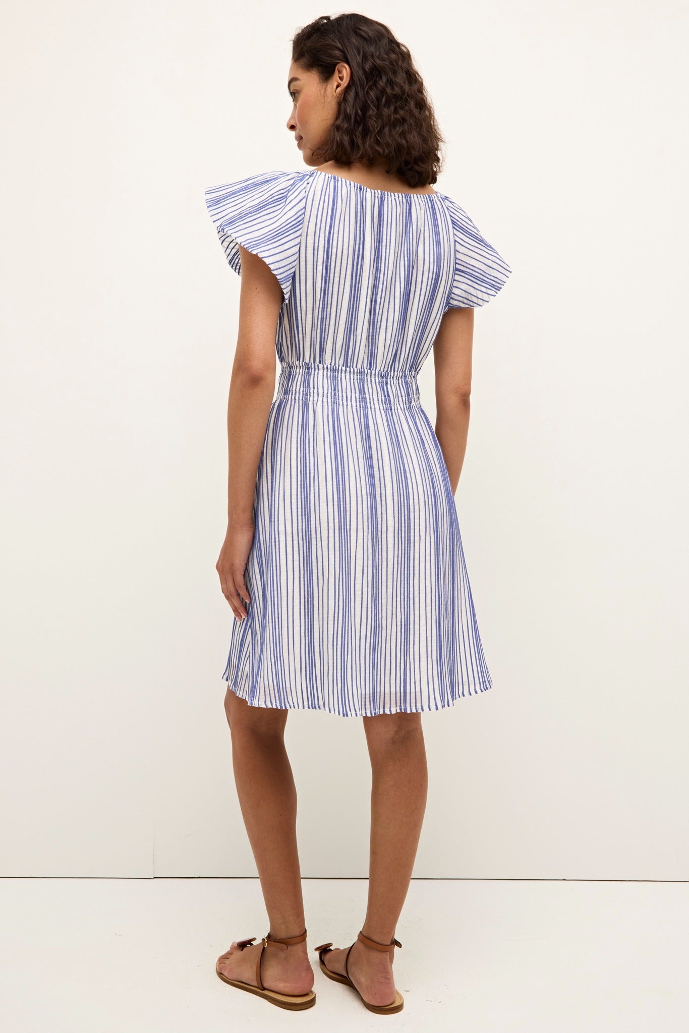 Emilia Dress by Marie Oliver in Dazzling Stripe
