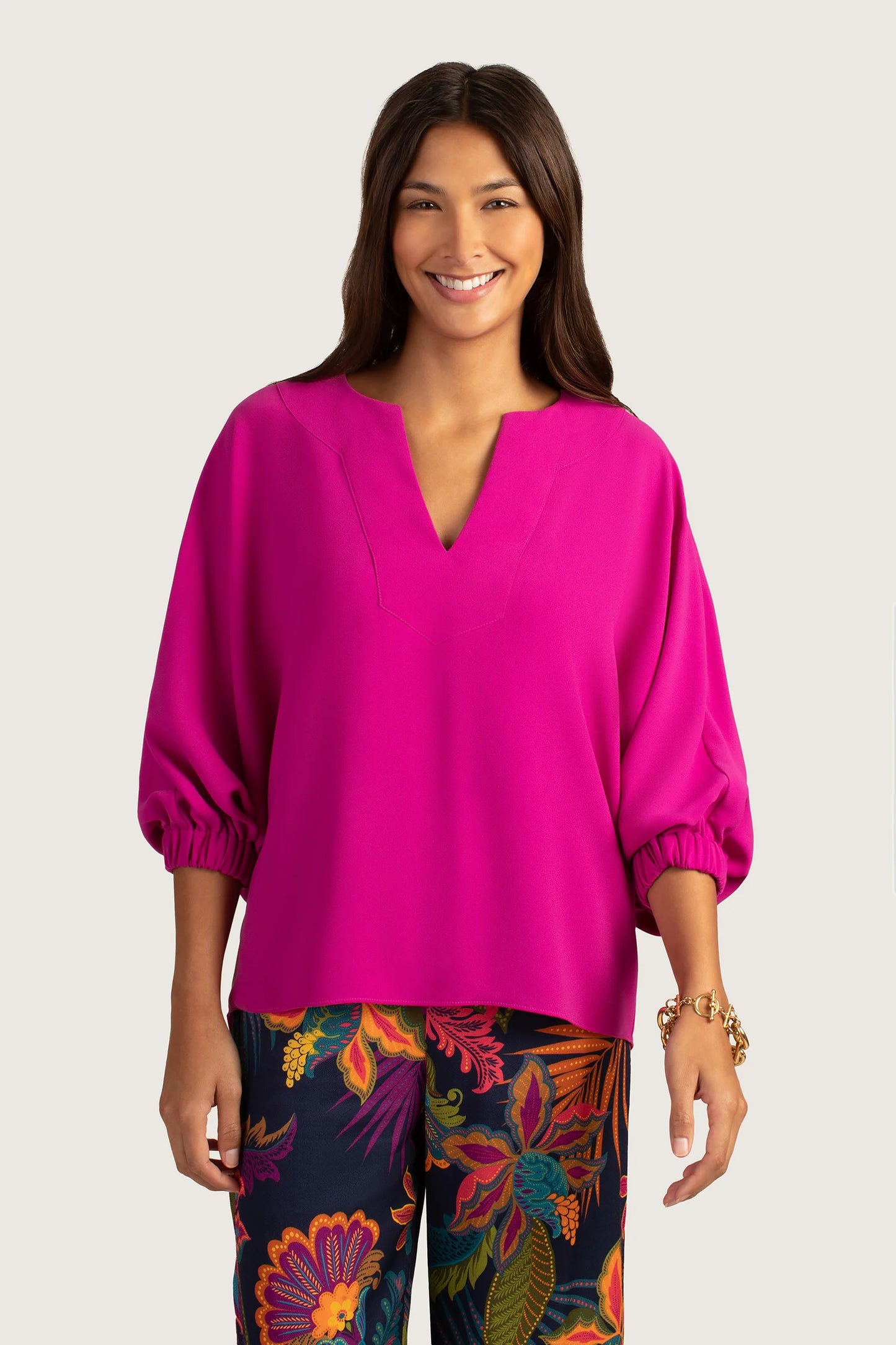 Noor Top by Trina Turl in Verbena