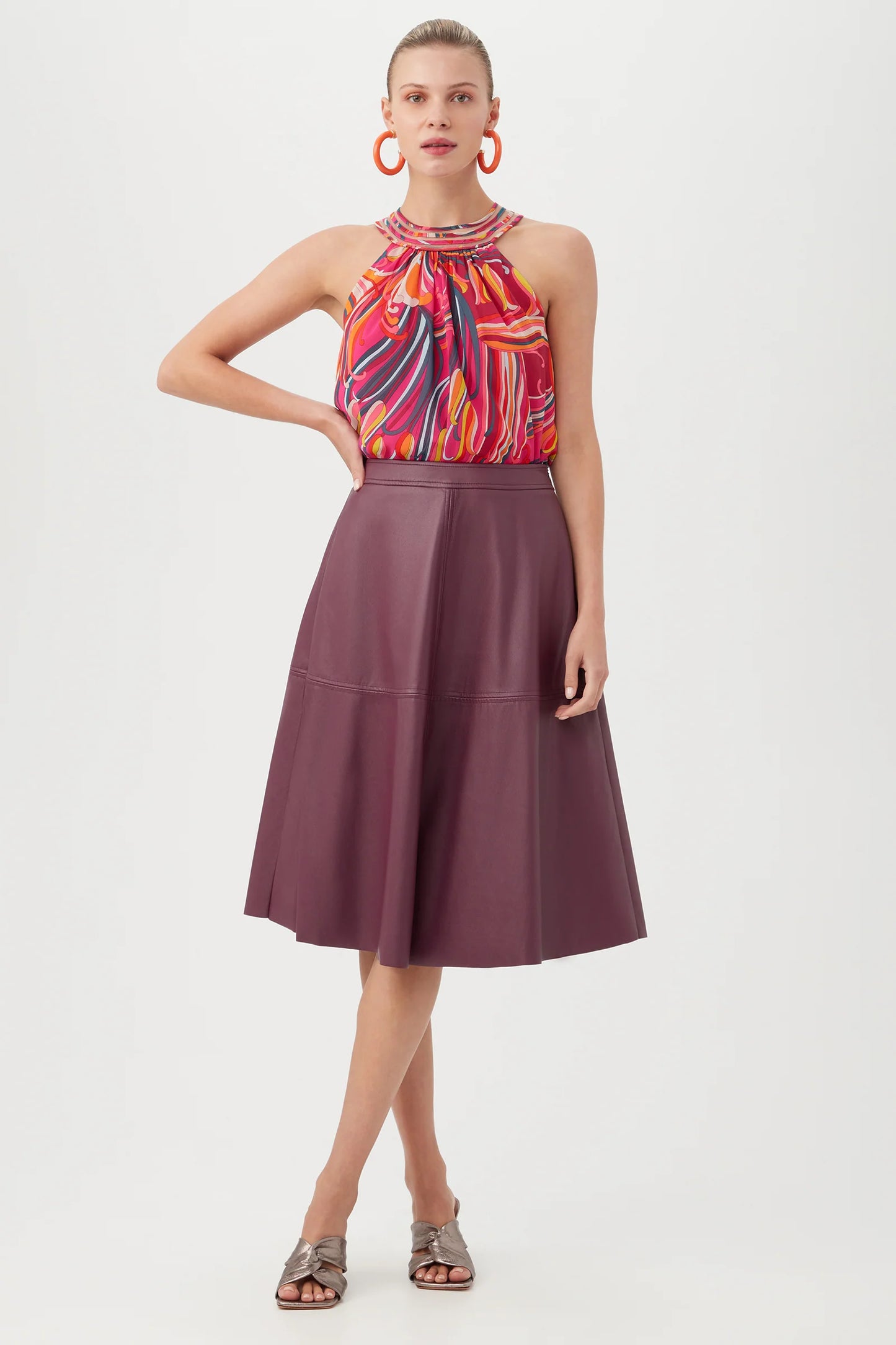 Beachwood Skirt by Trina Turk in Fig