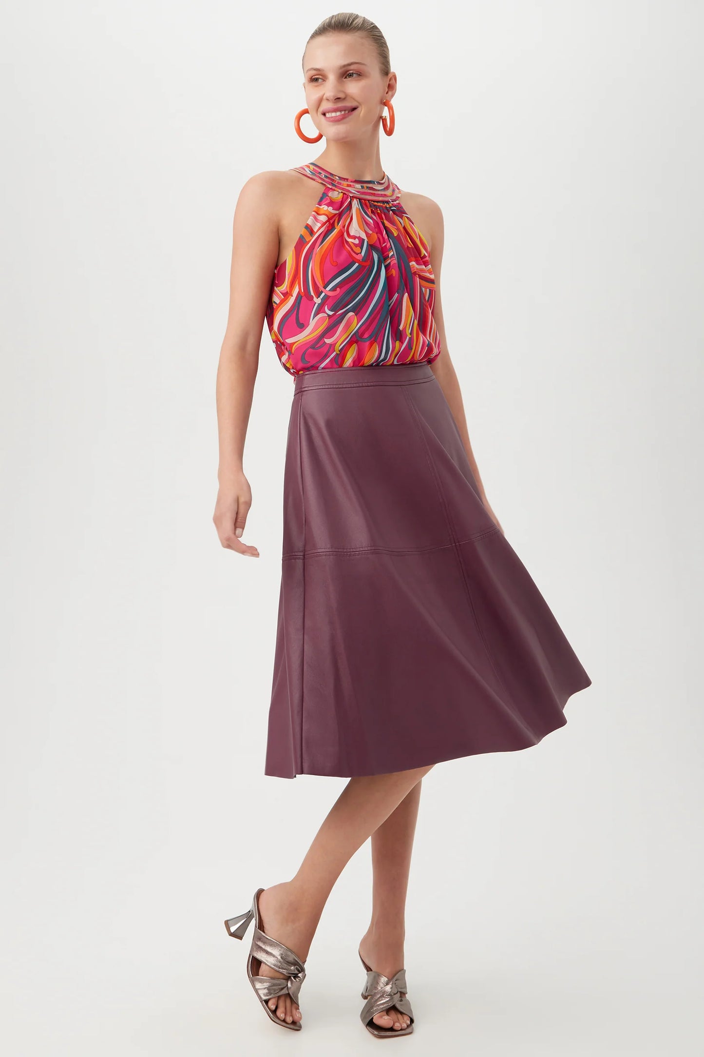 Beachwood Skirt by Trina Turk in Fig