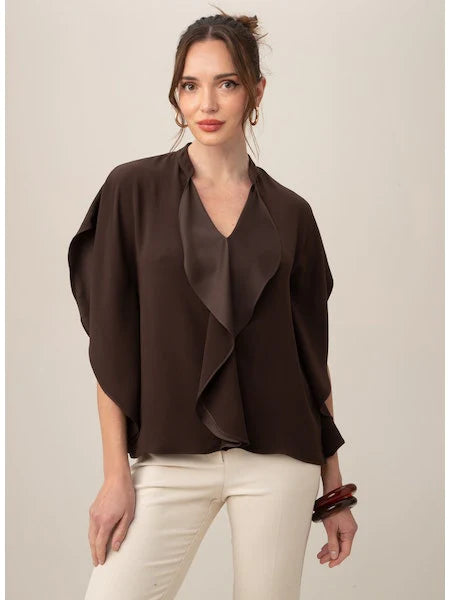 Tompkins Square Top by Trina Turk in Brown Derby