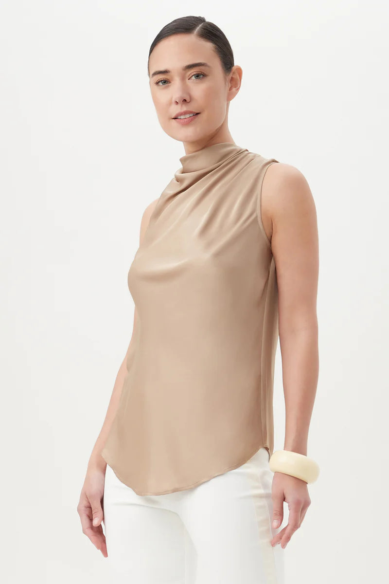 Lenaya Top by Trina Turk in Gold