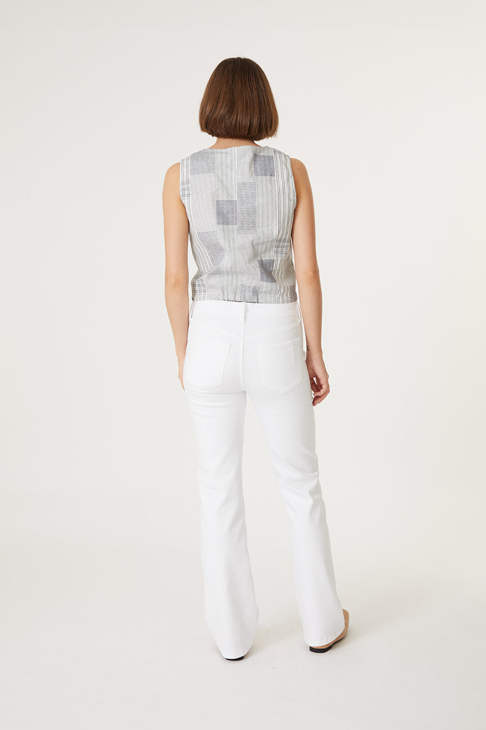 Rony Bell Bootcut by Level 99 in White
