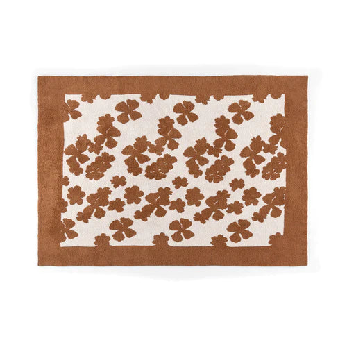 Rowan Super Soft Floral Reversible Throw by Shiraleah