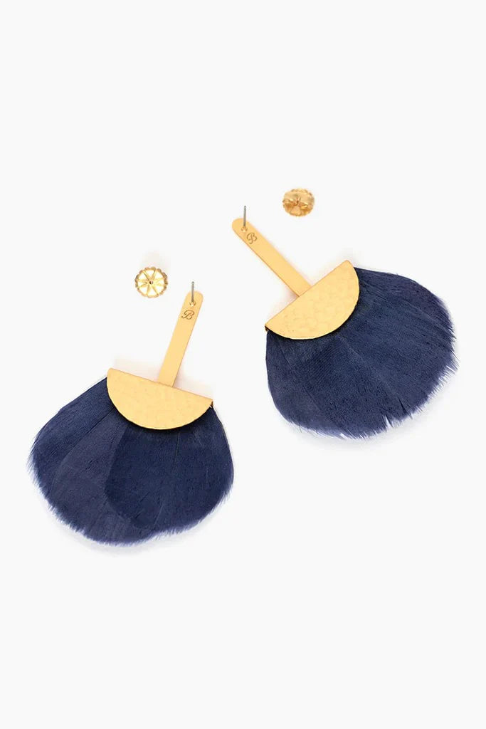 Tucket Blue Grecian Earrings by Brackish