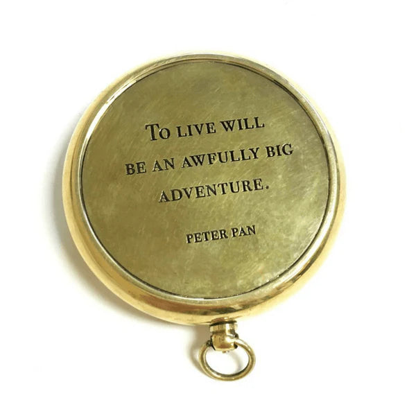 Peter Pan Compass with Leather Pouch by Sugarboo