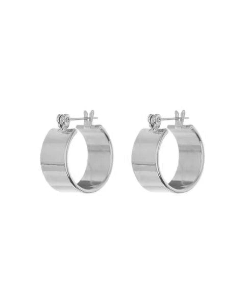 Positano Hoops by LUV AJ in Silver