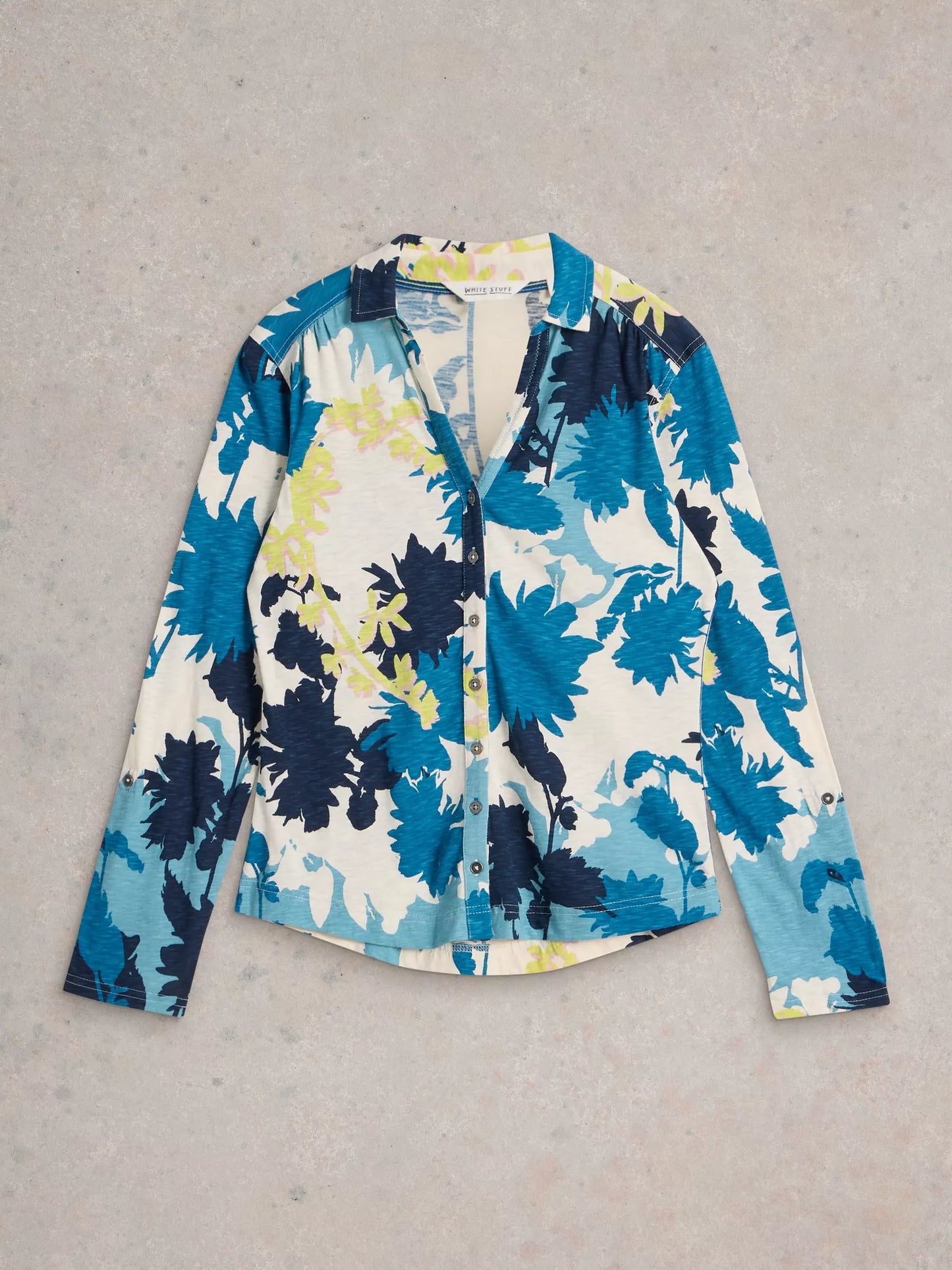 Annie Jersey Shirt by White Stuff in White