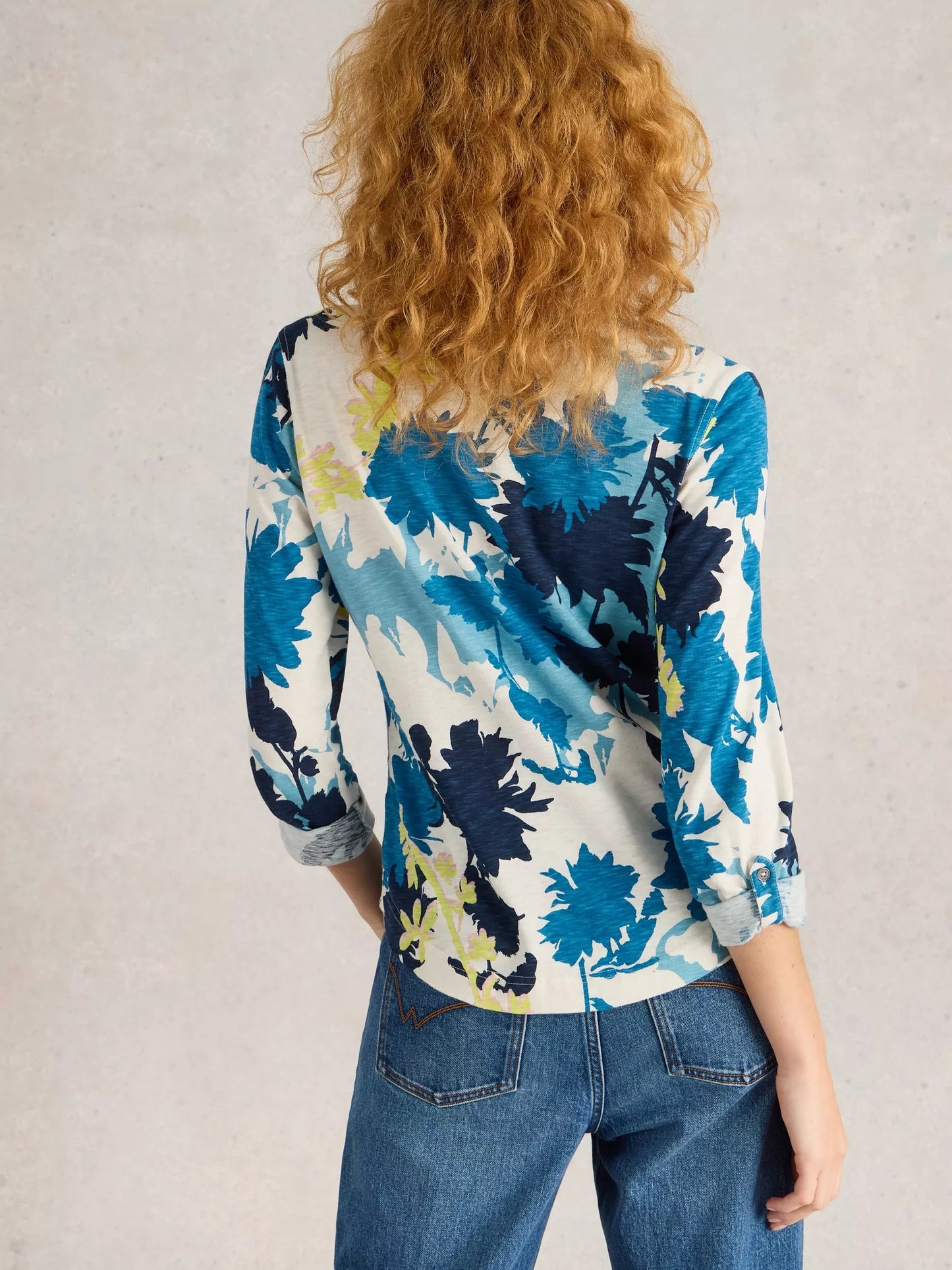 Annie Jersey Shirt by White Stuff in White