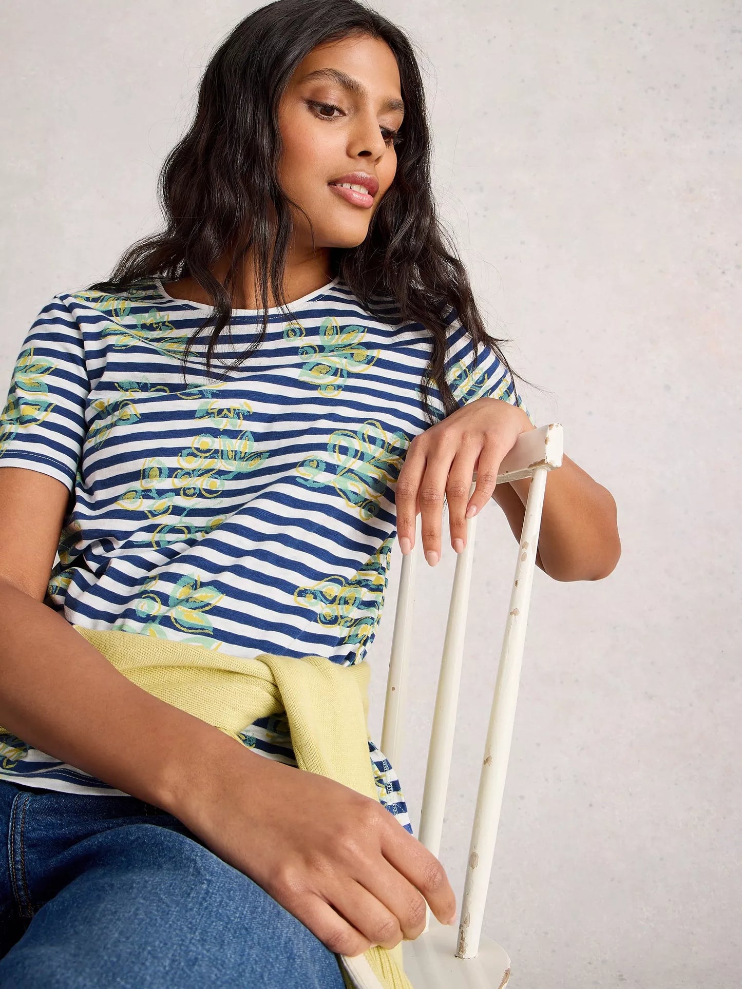 Abbie Tee by White Stuff in Blue Multi