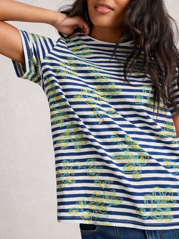 Abbie Tee by White Stuff in Blue Multi