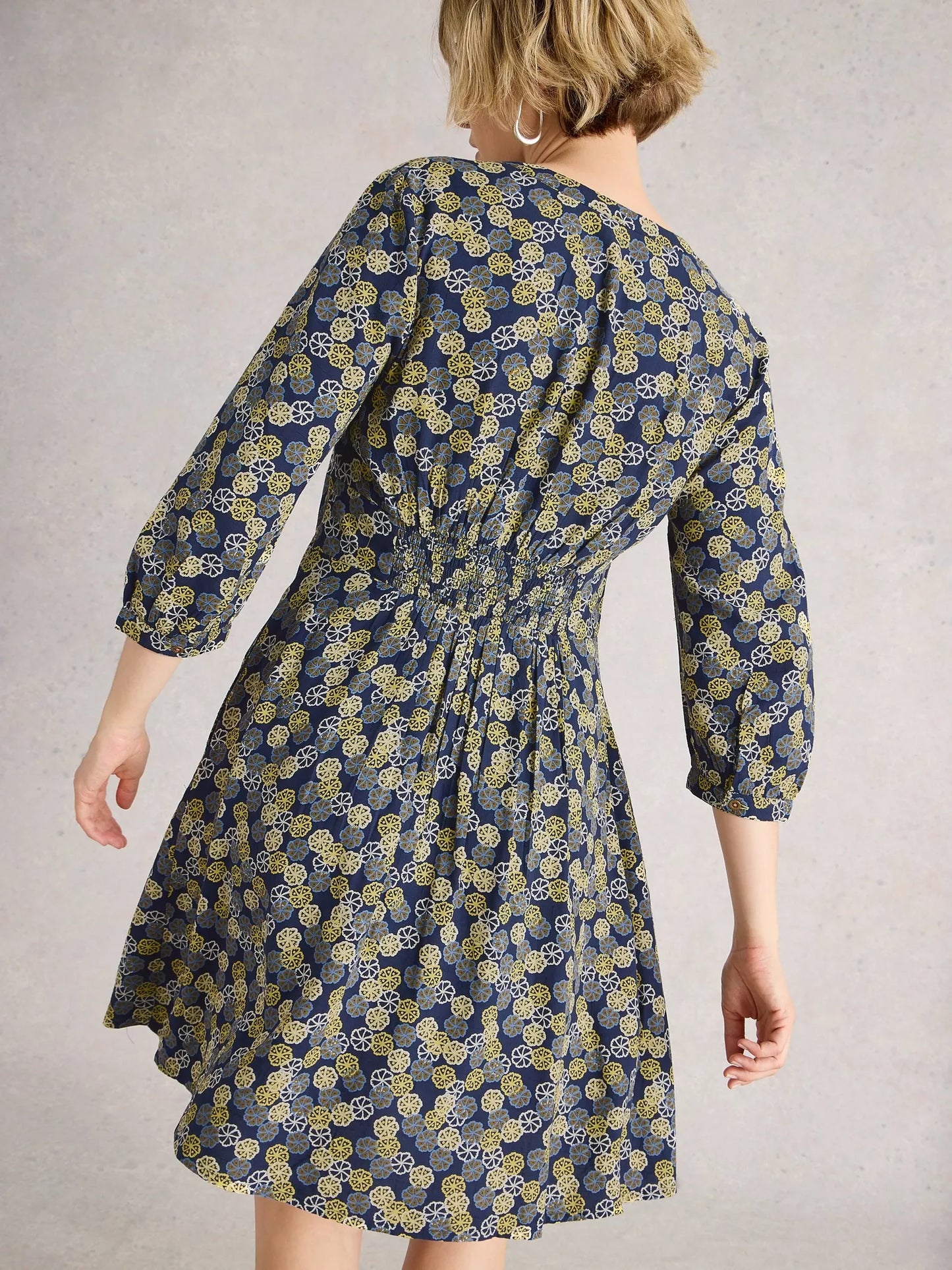 Frances Dress by White Stuff in Navy