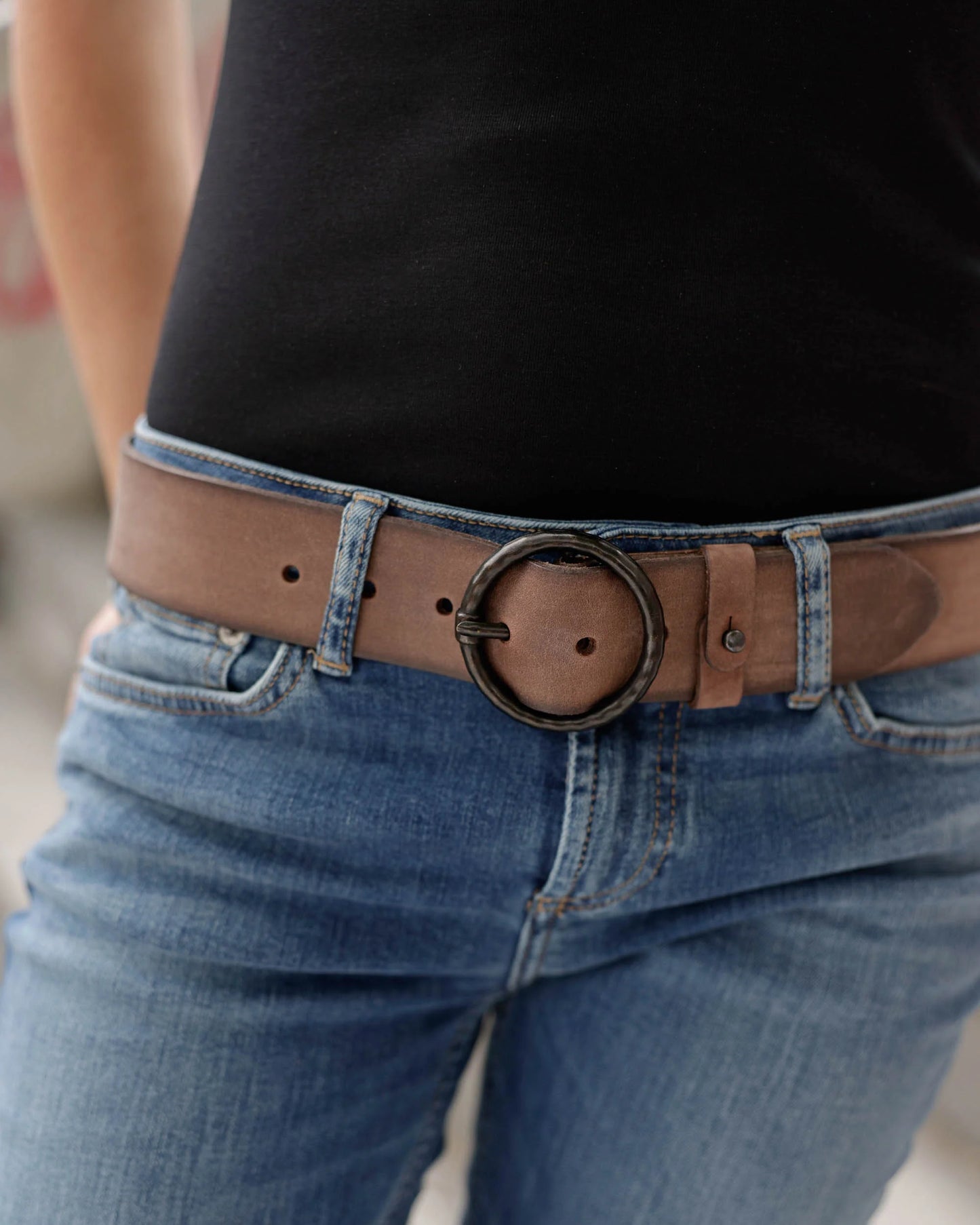 Pip Belt by Amsterdam Heritage in Brown