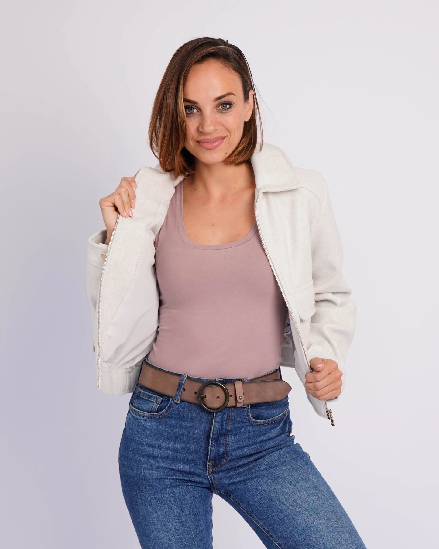 Pip Belt by Amsterdam Heritage in Brown