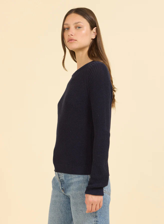 Raleigh Pullover by One Grey Day in Navy