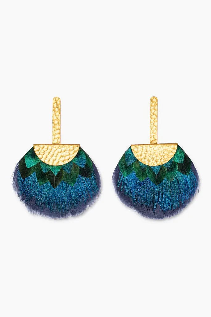 Tucket Blue Grecian Earrings by Brackish