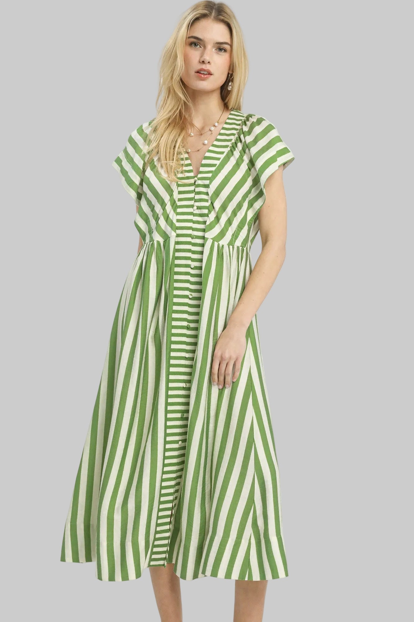 open front midi dress Solid & Striped The Delta Dress