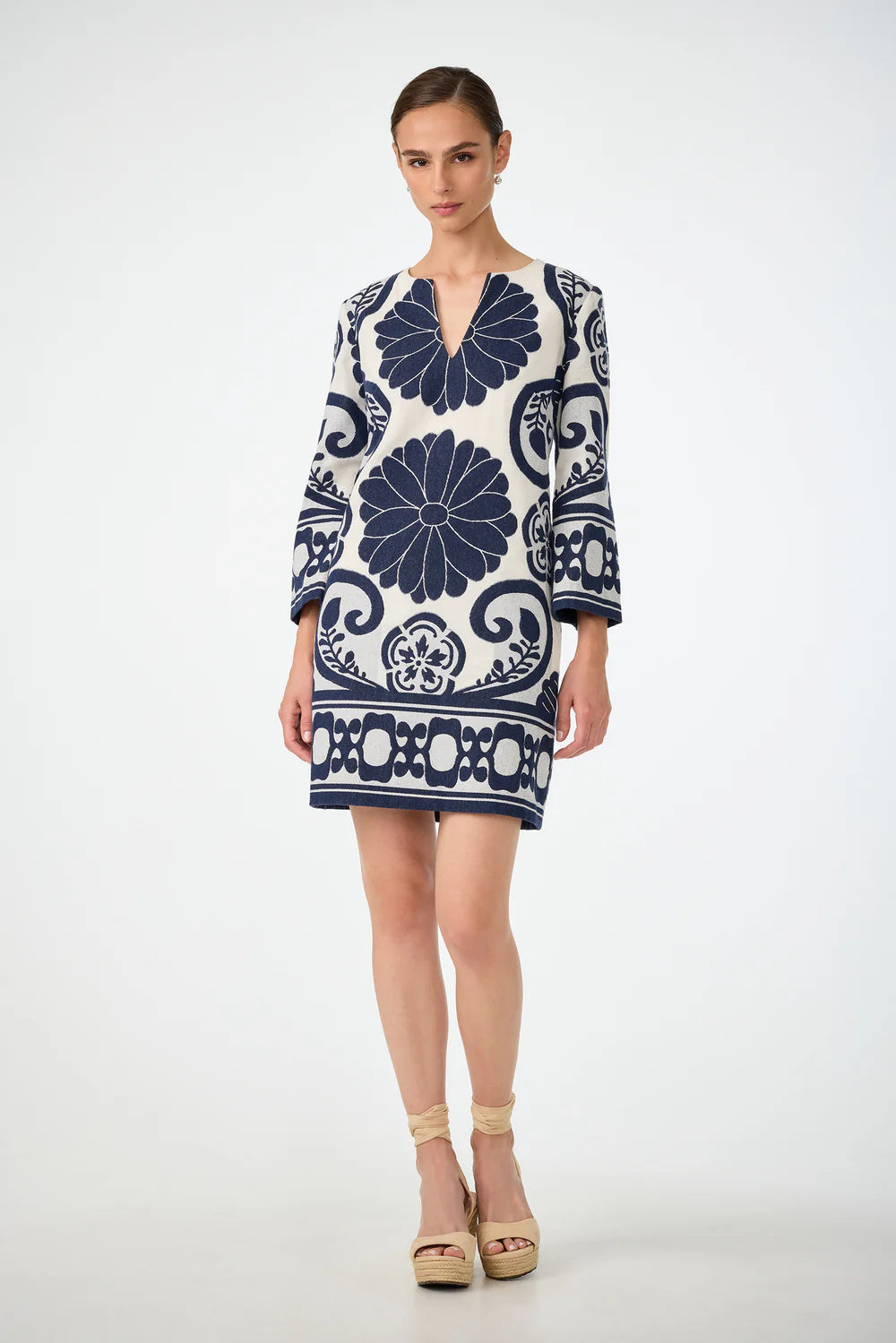 Amy Dress by Trina Turk in Sumi Blue/Whitewash