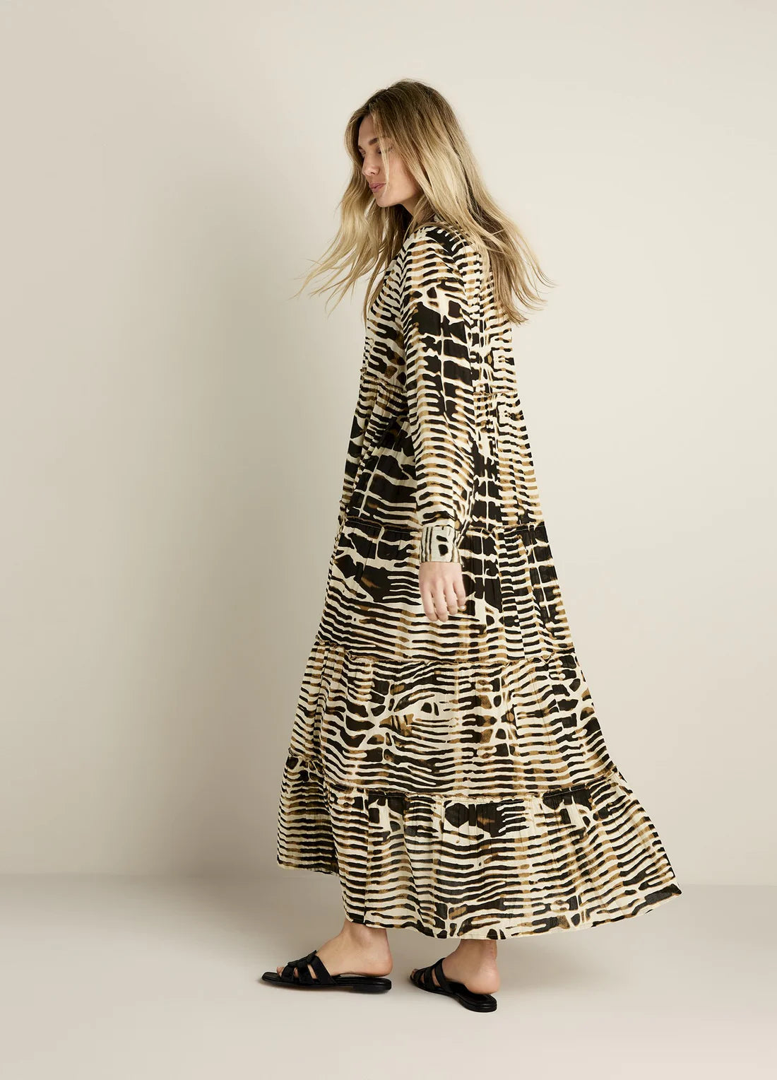 Button-Down Dress by Summum in Animal Print