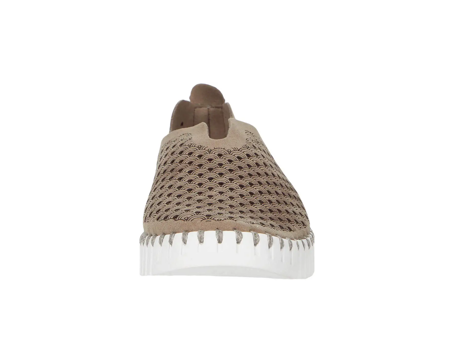 Slip-on Tulip Flat Shoe by Ilse Jacobsen in Falcon
