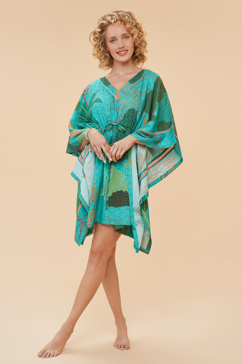 Blue beach cover up hot sale uk