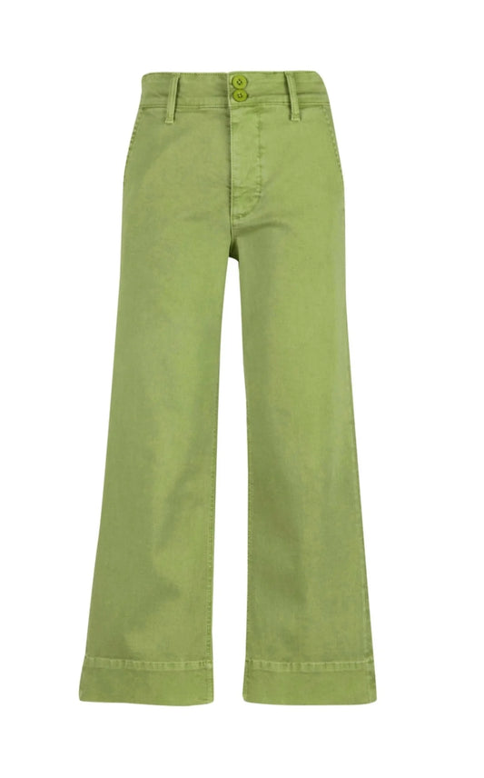 Charlotte Wide Leg Crop Pants by Kut from the Kloth in Pear