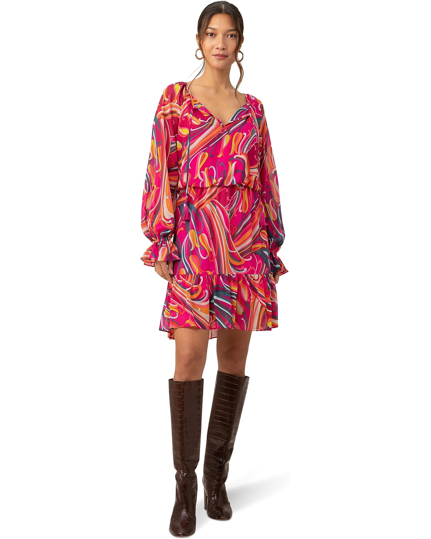 Trina turk wrap dress sale