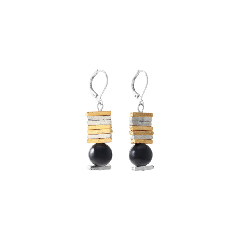 Morris Earring by Anne-Marie Chagnon in Ink