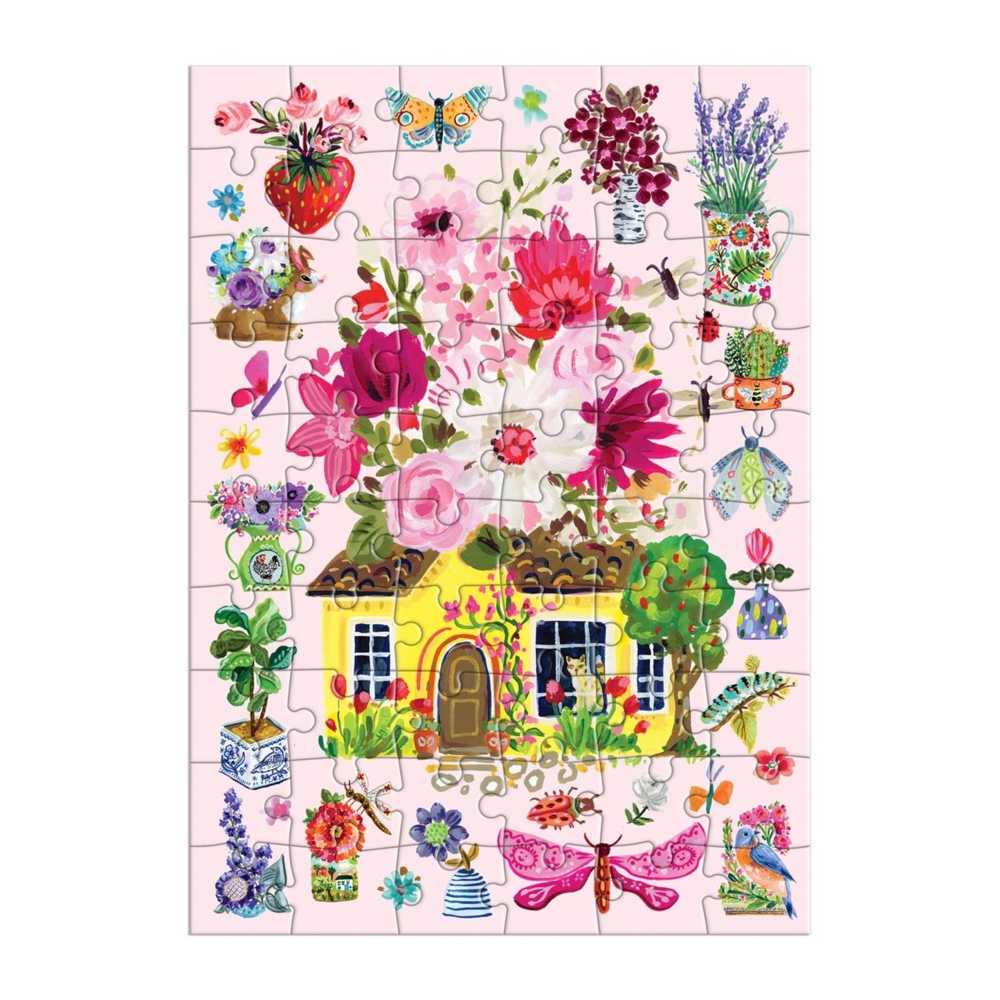 Greeting Card Puz Buzzy Bouquets by Chronicle Books