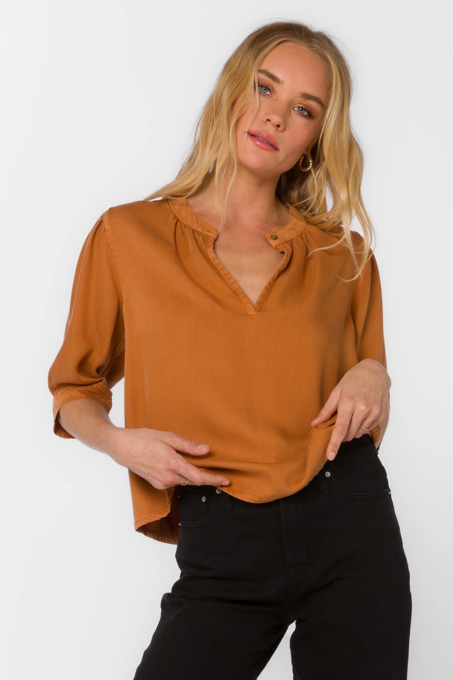 Almafi Top by Velvet Heart in Belgian Cocoa