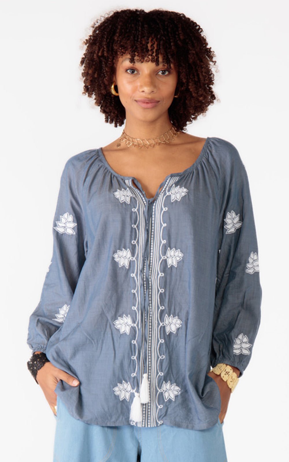 Andres Shirt by Ruby Yaya in Denim