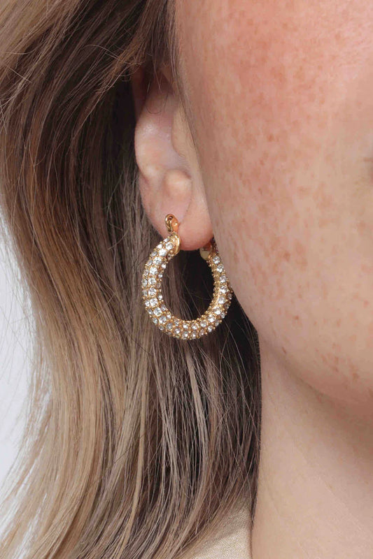 Audrey Hoops by Marrin Costello in Gold