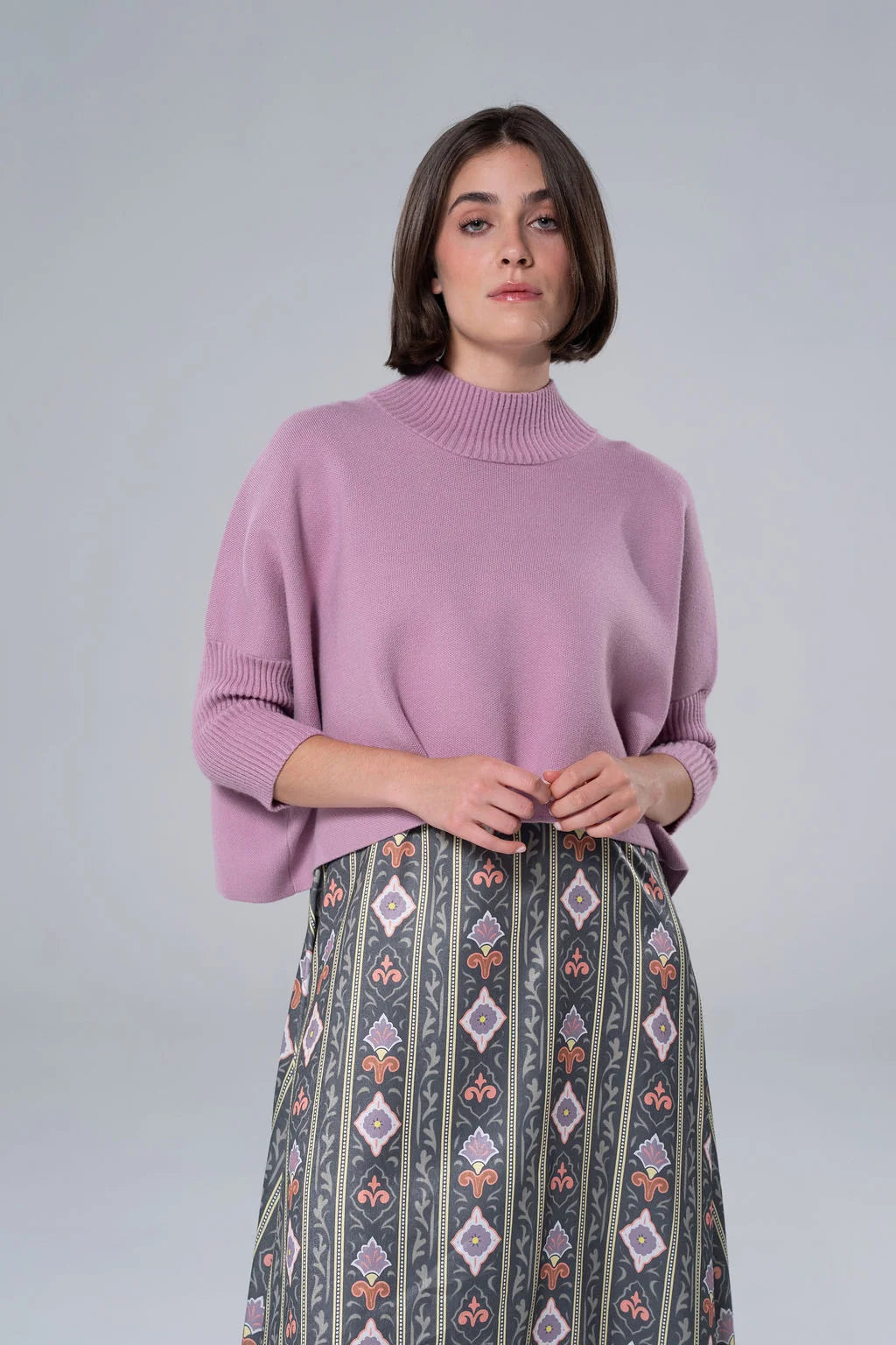 Sophia Sweater by Briton Court in Mauve