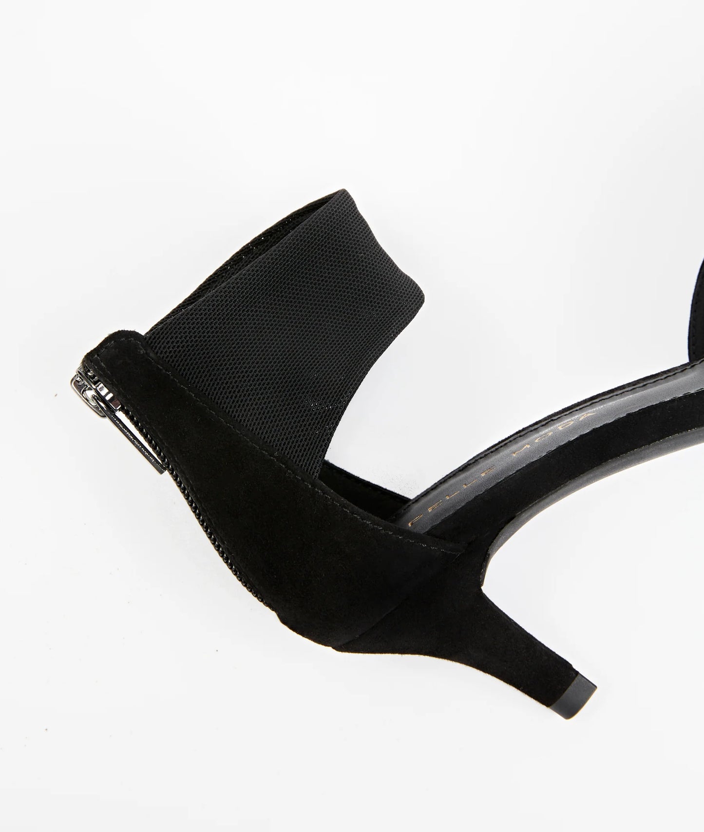 Cam Suede Low Heel by Pelle Moda in Black