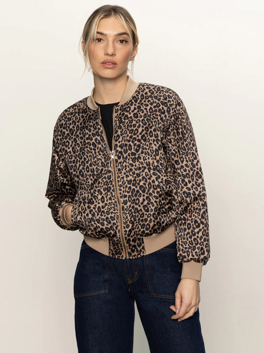 Monroe Sateen Bomber Jacket by Sanctuary in French Kitty