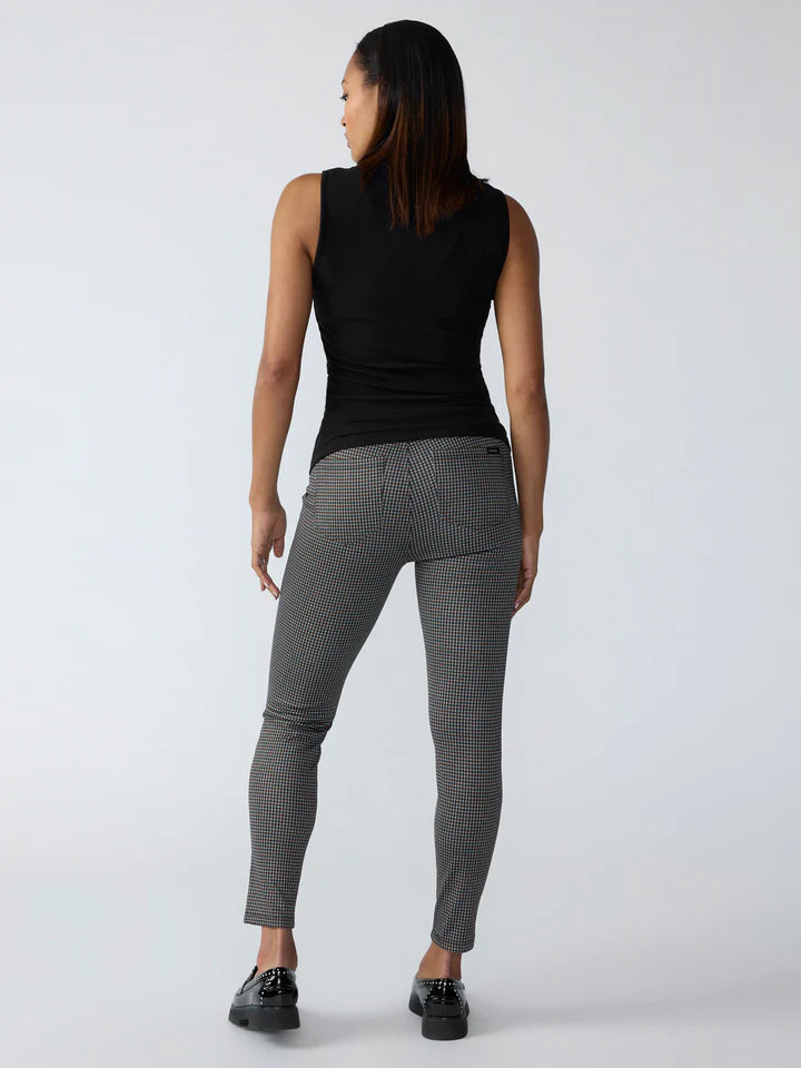 Runway Semi High Rise Legging by Sanctuary in Solid Gold Check