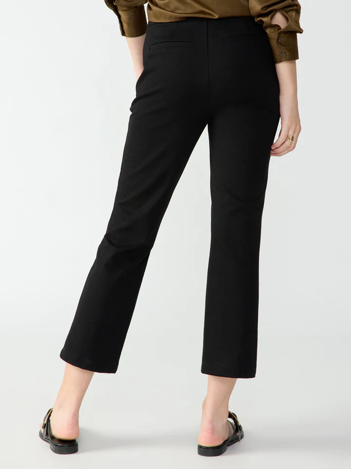 The Eastend Mod Semi High Rise Crop Pant by Sanctuary in Black